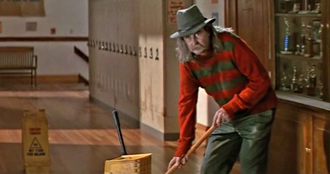 Scream-Wes-Craven-cameo-Freddy-Krueger-janitor