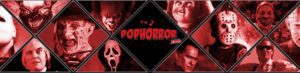 PopHorror Banner with horror icons