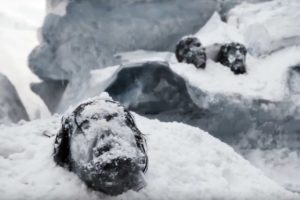 AMC's The Terror dead man in snow