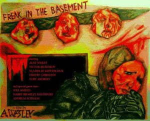 another great poster illustration for "Freak In the Basement"