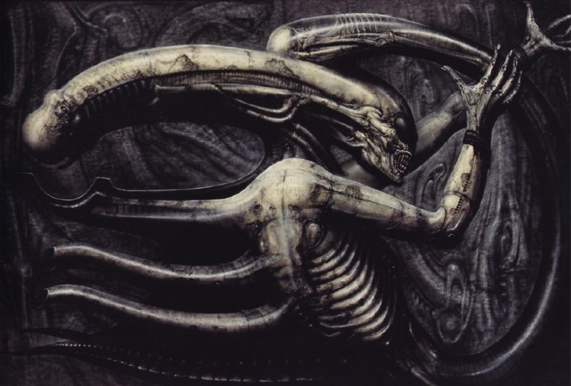 H.R. Giger's Alien painting