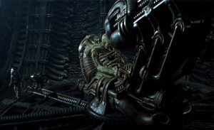 Space Jockey ship in Alien