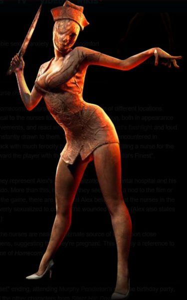One of the iconic Silent Hill nurses.