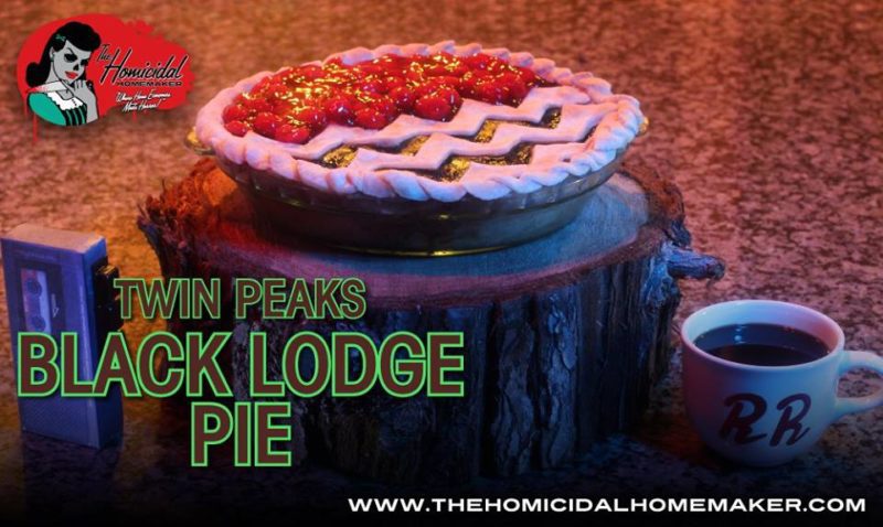 The Homicidal Homemaker's Twin Peaks Black Lodge pie
