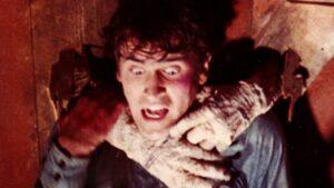 bruce campbell in the evil dead 1981 film