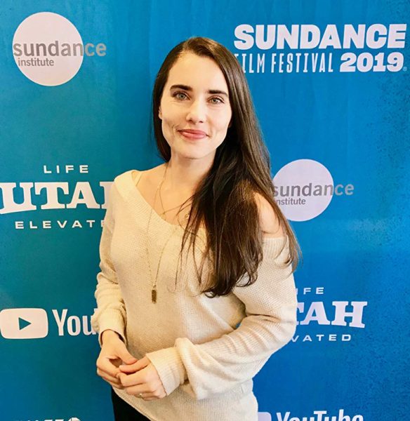 Alix Angelis attends the Sundance Film Festival premiere of "Sister Aimee" with "Sundowners." January 26, 2019