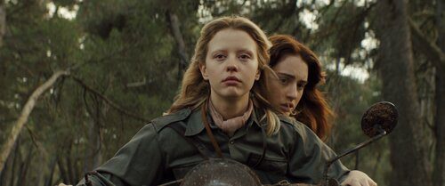 Mia Goth and Grace Van Patten in MAYDAY, a Magnolia Pictures release. Photo by Sam Levy. Photo courtesy of Magnolia Pictures.