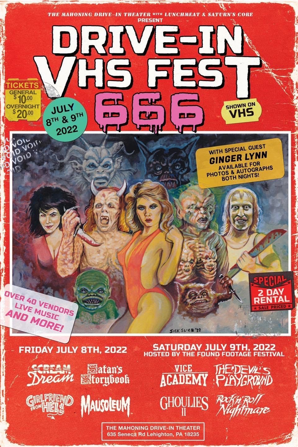 VHS fest poster PopHorror