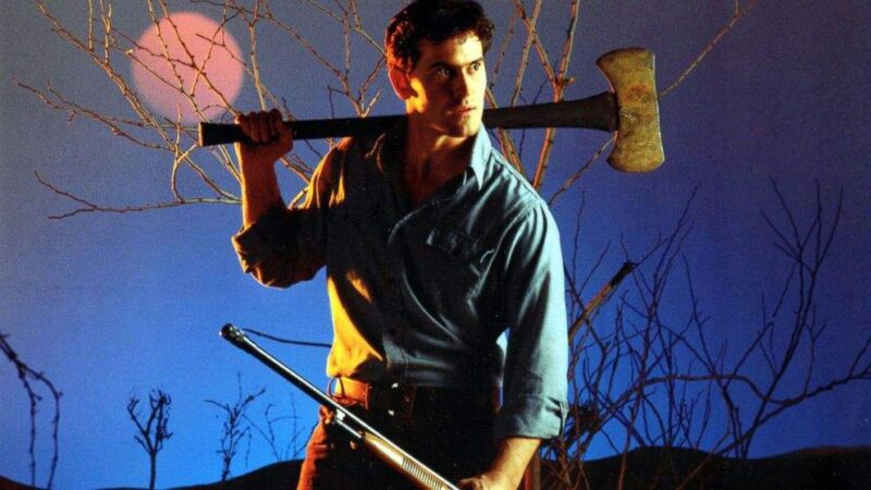 Ash Williams (Bruce Campbell) in The Evil Dead