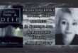 Banner image for Lovely, Dark and Deep book review, featuring cover art and an author photo of Megan Stockton set over a black and white image of the ocean waves