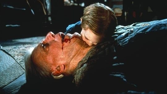 Miko Hughes and Fred Gwynne in Pet Sematary (1989)