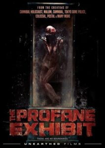 Blu-ray cover for The Profane Exhibit 